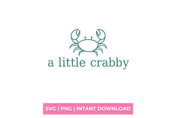 A Little Crabby Minimalist SVG for T-Shirt Designs & Graphics